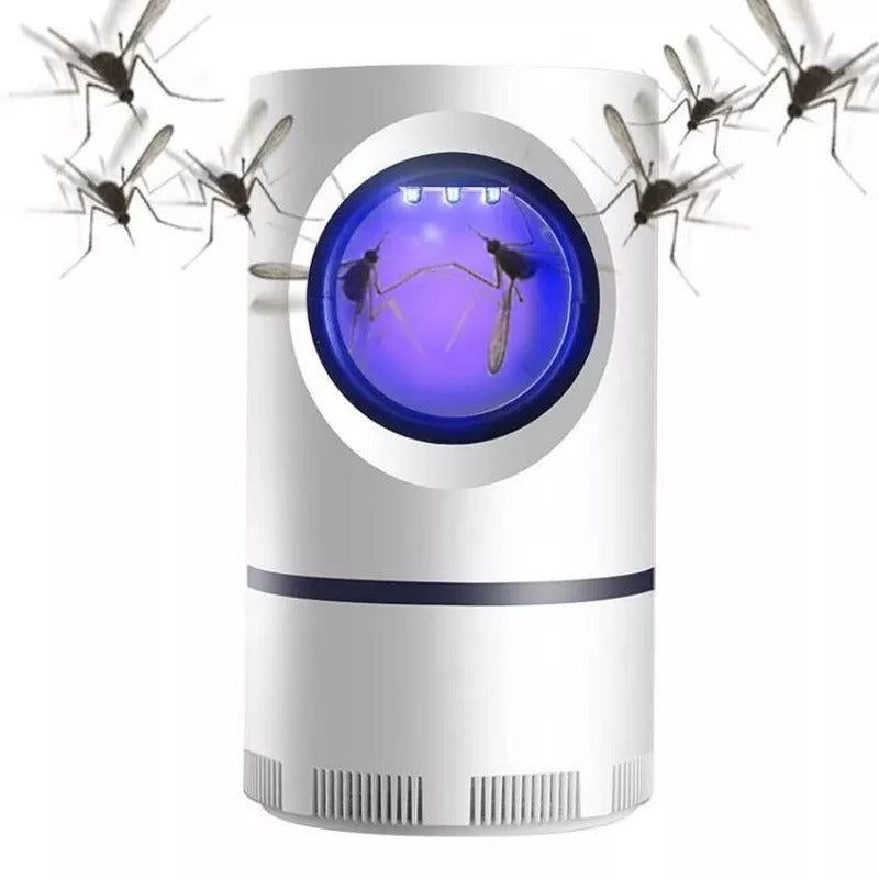 Mosquito Killer Lamp Electric Shocker Round with Charger – Powerful 360° UV Light Insect Trap for Home, Room & Outdoor Use | Safe, Silent & Eco-Friendly Bug Zapper