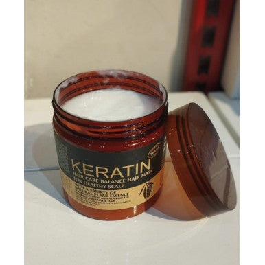 Keratin Hair Repair Mask Deep Conditioning Treatment For Frizzy Damaged And Chemically Treated Hair 500ML