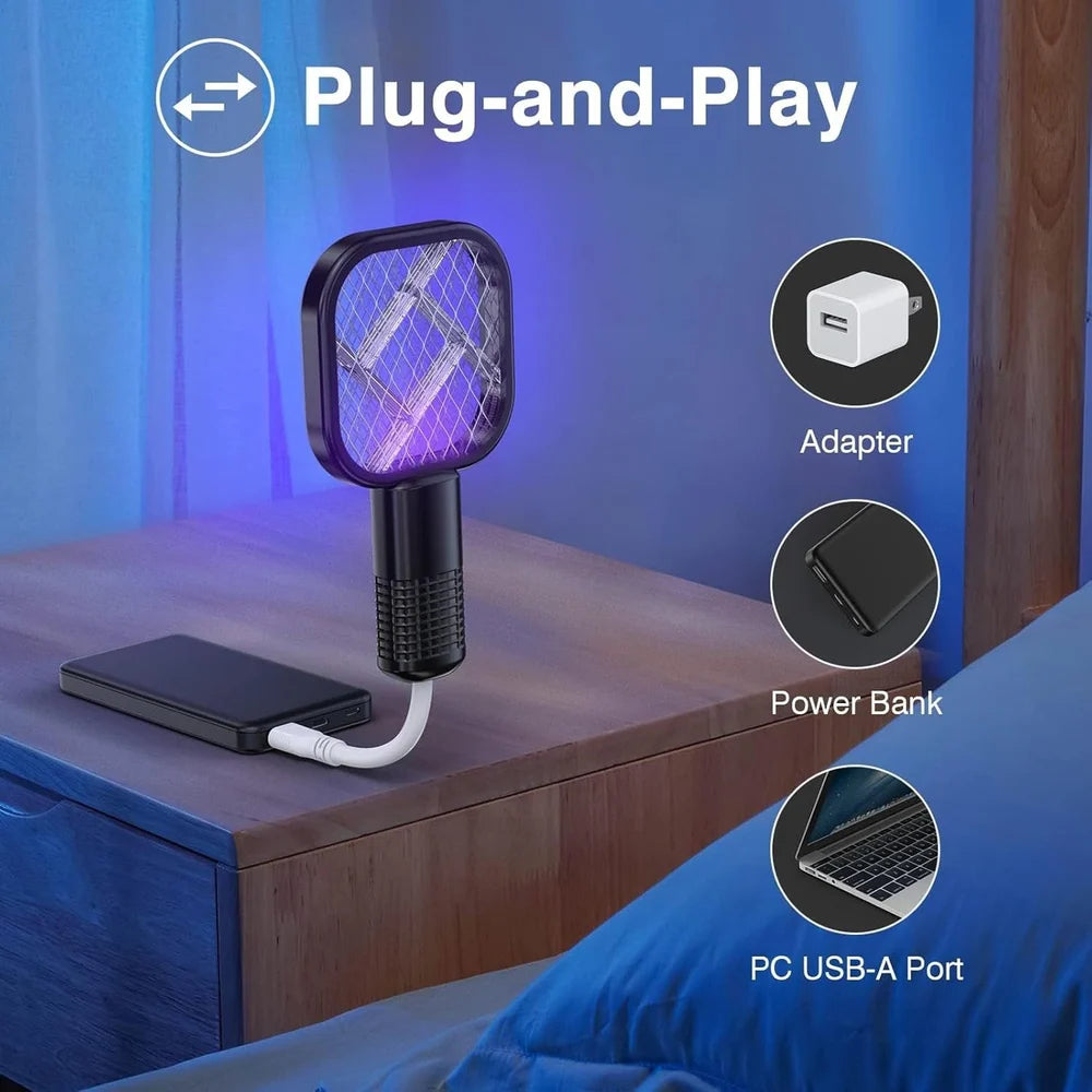 USB Rechargeable Mosquito Killer Racket | Portable Mosquito Repellent Racket