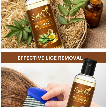 Hair Lice Oil For Complete Lice Removal & Healthy Scalp | Anti Lice Treatment 100 ml
