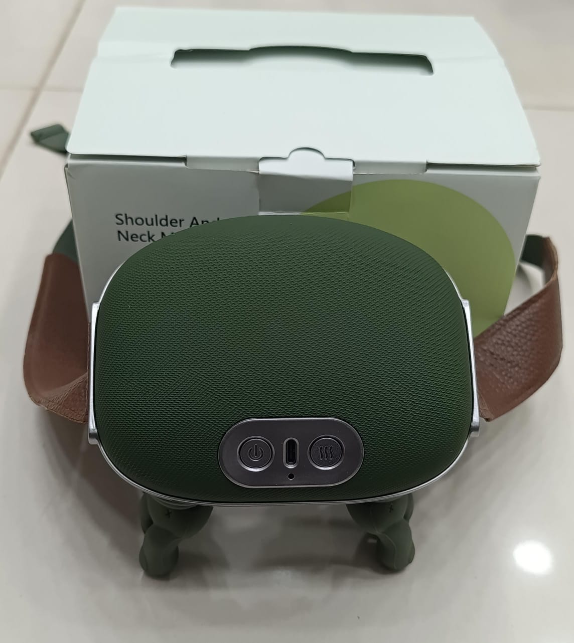 Smart Finger Pressure Neck Massager – Electric Deep Kneading Heated Back & Shoulder